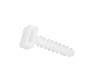 Taco Fijación Brida Nylon Blanco 8 mm. (Bolsa 100 Unidades)