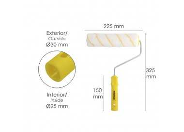 Rodillo Pintar Antigota 220x40 Mm