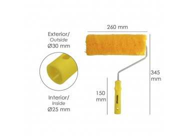 Rodillo Pintar Fachadas 250x50 Mm