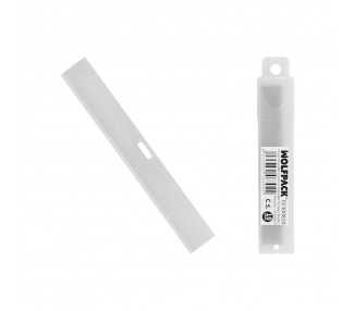 Hoja Recambio Rascador Mango Metalico 10 Cm (Estuche De 10 Piezas)