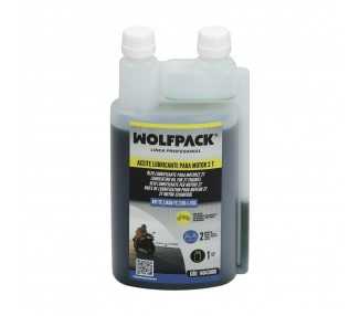 Aceite Lubricante 2 Tiempos 1 Litro (2 Boquillas)