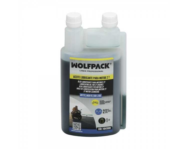 Aceite Lubricante 2 Tiempos 1 Litro (2 Boquillas)