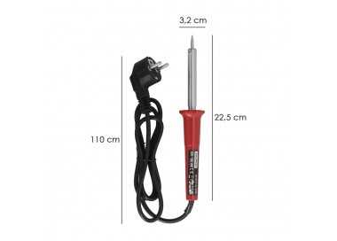 Soldador Wolfpack 40 Watt Punta Recta