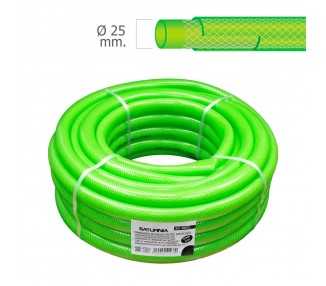 Manguera Latflex Reforzado Ø 25 mm. -  1" Rollo 25 Metros  Manguera Jardin, Manguera Riego, Manguera Reforzada,
