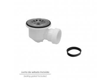 Valvula Plato Ducha 1 1/2" Salida Ø 40Mm Sifónica