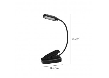 Linterna Led De Mesa Con Clip A Pilas