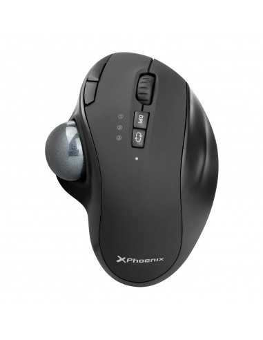 Ratón inalambrico phoenix ergo t1 ergonomico...