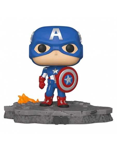 Funko pop deluxe marvel los vengadores avengers capitan america assemble 45076