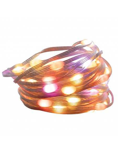 Guirnalda luces muvit io wifi dreamcolor mini led rgb 5m