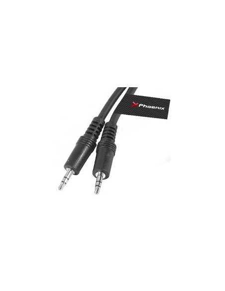 Cable de audio mini jack 3.5 mm m - m estÃ©reo de 3 m