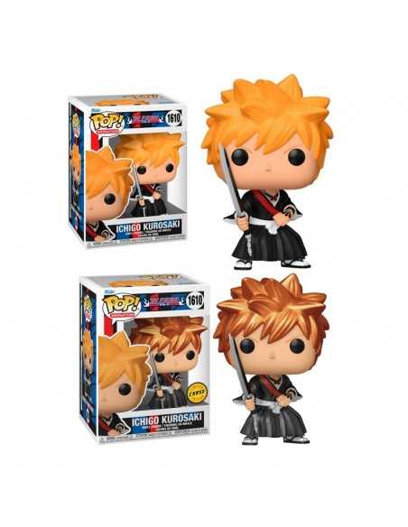 Funko pop animacion bleach ichigo con opcion chase metalica 75508