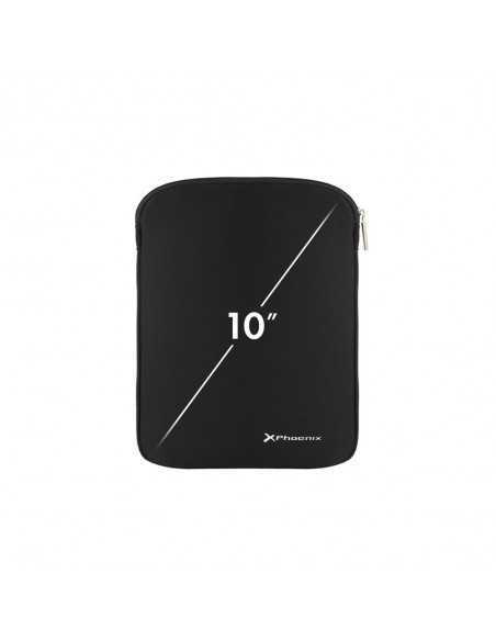 Funda protector phoenix sleeve para portátil o tablet 10 pulgadas negra