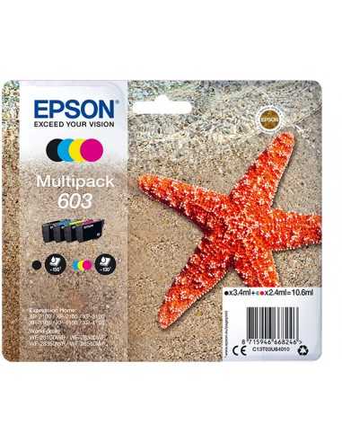 Multipack cartucho tinta epson 603 c13t03u64010...