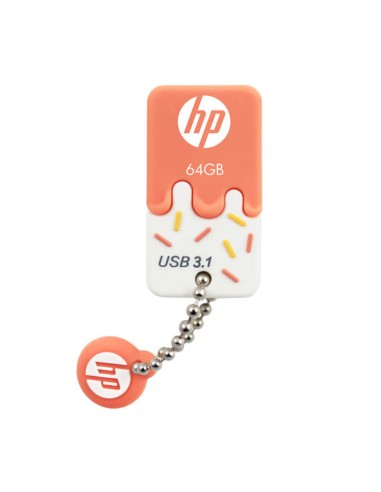 Memoria usb 3.0 hp 64gb x778w naranja
