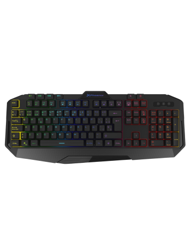 Teclado gaming phoenix con cable luz...