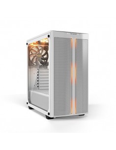 Caja ordenador gaming atx be quiet! pure base 500dx white tira led argb frontal - cristal templado - 3x ventilador 140