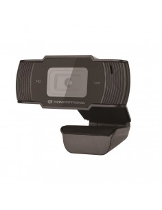Webcam hd conceptronic amdis05b - 720p ( 1080 interpolado) - usb 2.0 - 30 fps - angulo vision 68Âº - microfono integrado