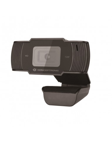 Webcam hd conceptronic amdis05b - 720p ( 1080 interpolado) - usb 2.0 - 30 fps - angulo vision 68Âº - microfono integrado