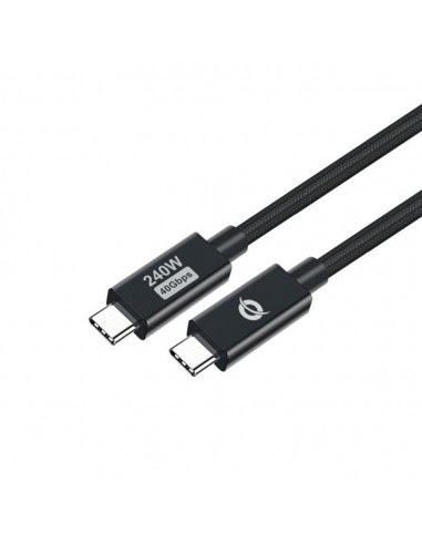 Cable usb - c conceptronic macho - macho 1.2m pd 3.1 240w 48v 5a 480mbps e - mark