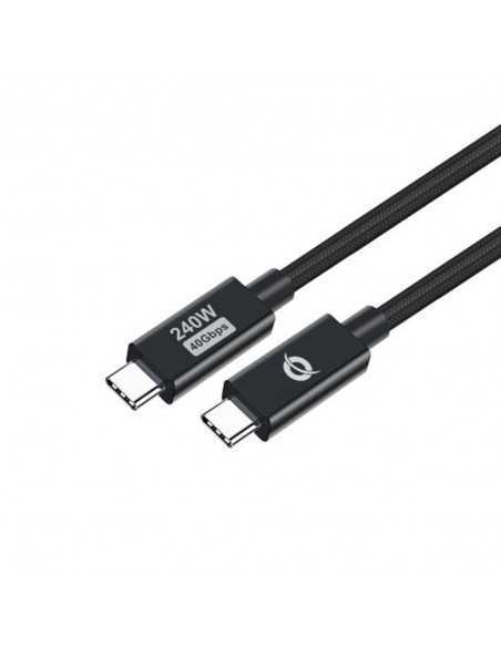 Cable usb - c conceptronic macho - macho 1.2m pd 3.1 240w 48v 5a 480mbps e - mark