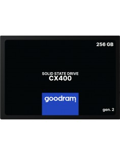 Disco duro interno solido ssd goodram ssdpr - cx400 - 256 - g2 256gb 2.5 pulgadas sata3 cx400