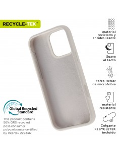 Funda muvit recycletek liquid silicone para apple iphone 16 pro max nude