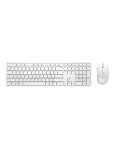 Kit teclado + mouse raton dell pro km5221w wireless inalambrico blanco