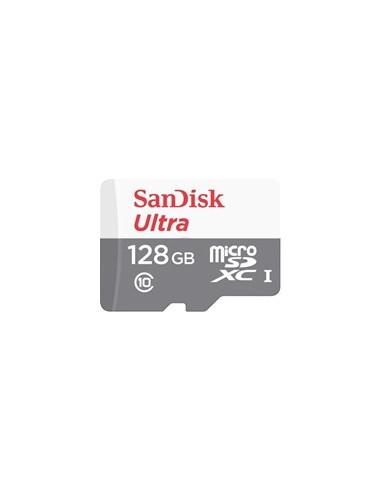 Tarjeta memoria micro secure digital sd xc + adaptador sandisk - 128gb - clase 10 - sdxc - 100mb - s