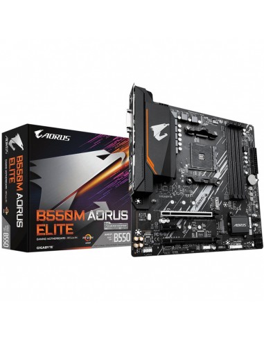 Placa base gigabyte b550m aorus elite am4 m - atx - 4x ddr4 - 4x sata 6gb - s - 4x usb 3.2 - 4x usb 2.0 gab55mael