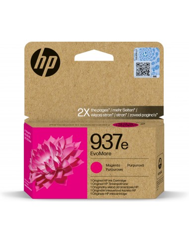 Cartucho tinta hp 937e magenta officejet pro 9110b - 9120