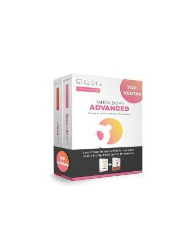 Antivirus panda advanced 2 dispositivos 1 aÃ±o+ family bundle caja