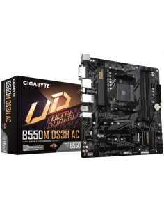Placa base gigabyte am4 b550m ds3h ac ddr4
