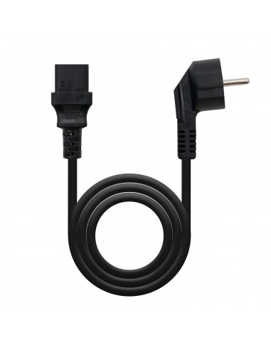 Cable alimentacion nanocable cpu - red 220v 1.5 m. corriente