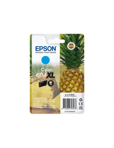 Cartucho epson 604xl cian c13t10h24010 xp2200 wf - 2910 piÃ±a