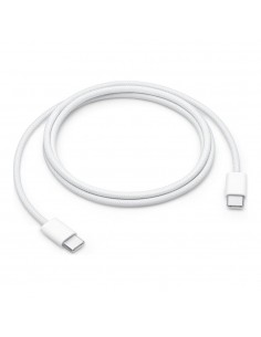 Cable usb tipo c apple 1m - macho - macho - blanco
