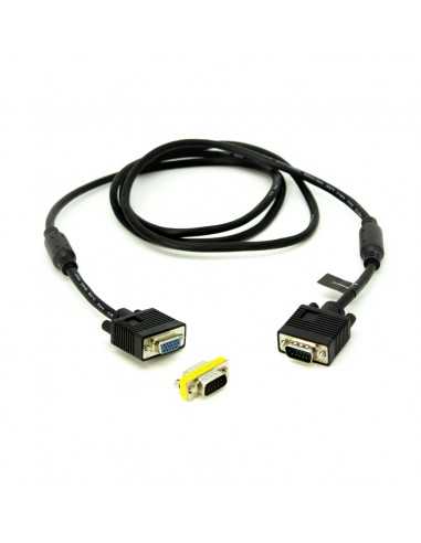 Cable svga d - sub15 de 3 m - m - h con adaptador m - m
