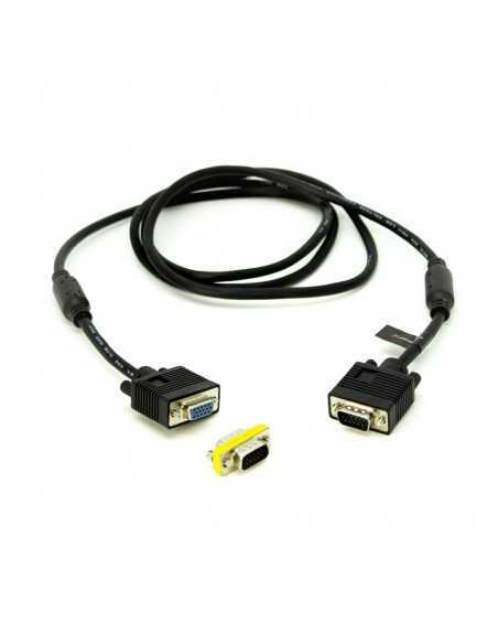 Cable svga d - sub15 de 3 m - m - h con adaptador m - m