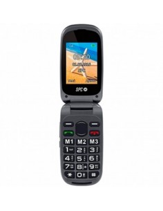 Telefono movilspc harmony black tipo tapa - dual sim - 2.4 pulgadas - microsd - radio fm - bluetooth