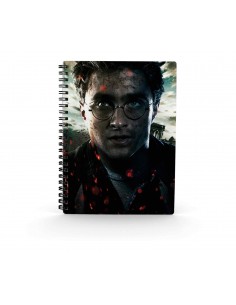 Libreta efecto 3d sd toys harry potter cara harry potter