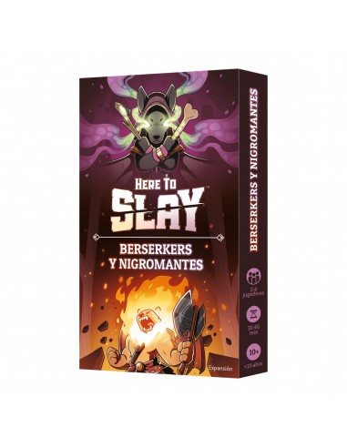 Juego de mesa here to slay expansion berserkers y nigromantes edad recomendada 10 aÃ±os