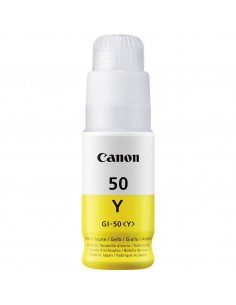 Botella tinta canon gi - 50y amarillo 70ml 7700 paginas