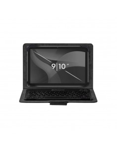 Funda universal phoenix para tablet hasta 10 pulgadas universal teclado bluetooth negra