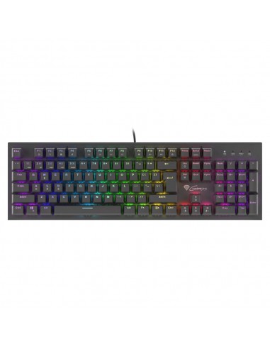 Teclado gaming genesis thor 300 red rgb usb