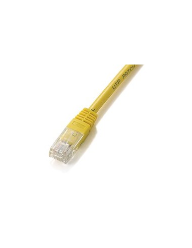 Cable red equip latiguillo rj45 u - utp cat6 0.25m amarillo