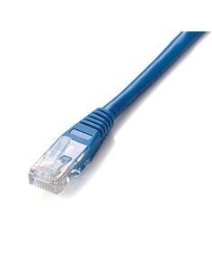 Cable red equip latiguillo rj45 u - utp cat6 0.25m azul