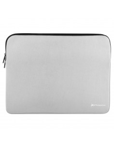 Funda neopreno phoenix para portátil 16 pulgadas interior terciopelo gris