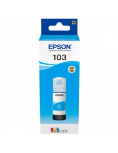 Cartucho ecotank epson 103 cian ink botella para l3110 - l3150 - l3111 - l3151