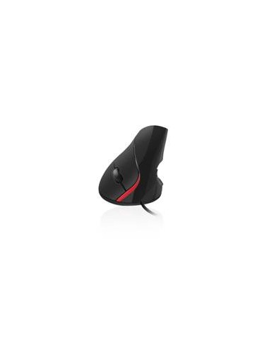 Mouse raton vertical ergonomico ewent ew3156 usb 2.0 - 1000dpi - negro