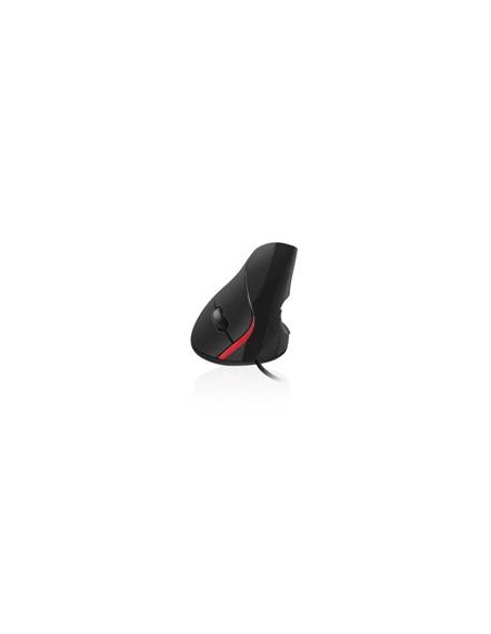 Mouse raton vertical ergonomico ewent ew3156 usb 2.0 - 1000dpi - negro