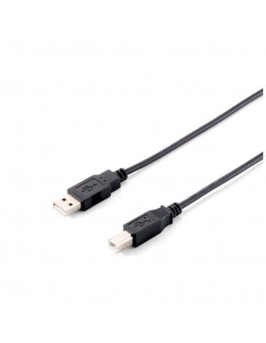 Cable impresora equip usb a - usb b - macho - macho - 1.8m - negro